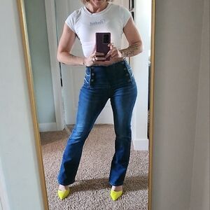 KanCan women's denim with sailor detail